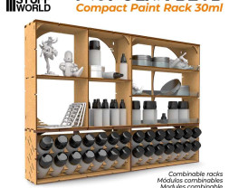 Modular Paint Rack – modułowy organizer Compact na butelki GSW o pojemności 30 ml (pionowy)