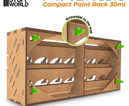 Modular Paint Rack – modułowy organizer Compact na butelki GSW o pojemności 30 ml (pionowy)
