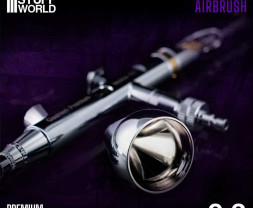 Dvojčinná stříkací airbrush pistole Gaahleri Premium GHPM-Mobius s tryskou 0,3 mm