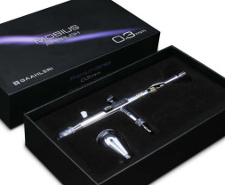 Dvojčinná stříkací airbrush pistole Gaahleri Premium GHPM-Mobius s tryskou 0,3 mm