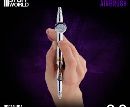 Dvojčinná stříkací airbrush pistole Gaahleri Premium GHPM-Mobius s tryskou 0,2 mm