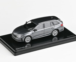 1:43 Škoda Octavia IV FL Combi (2024) - Graphite Gray Metallic