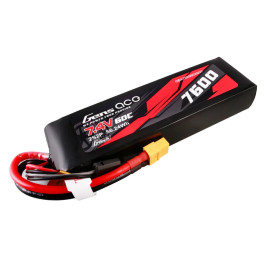 GENS ACE G-TECH LIPO HARDCASE- 2S 7600 mAh (60C) s PC material case s konektorem XT-60