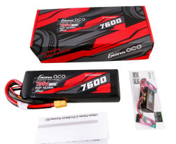 GENS ACE G-TECH LIPO HARDCASE- 2S 7600 mAh (60C) s PC material case s konektorem XT-60