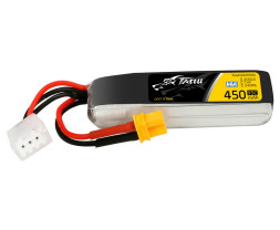 Gens Ace LiPo Tattu Serie - 2S 450mAh 7,6V 2S1P HV (95C) XT30 Plug