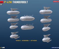 1:48 Republic P-47M Thunderbolt (Advanced kit)