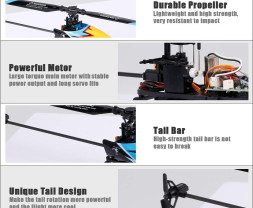 RC mikrovrtulník C129 Firefox RTF (Blue)