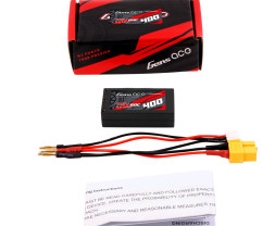 Gens ace LiPo - 2S 400mAh 7,6V High Voltage 2S1P (60C)