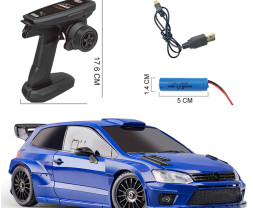 RC auto 1:28 LD2801 Drift Car 4WD RTR (Blue)