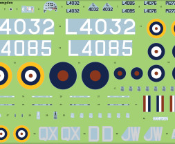 1:48 Handley Page HP.52 Hampden B.Mk.I British WWII Bomber