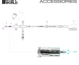 0.2 Nozzle Cap for Mobius Airbrush