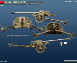 1:35 German 7.5cm PaK 40 Late w/ Elite Artillerie Regiment Crew (Special Edition)