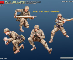 1:35 German 7.5cm PaK 40 Late w/ Elite Artillerie Regiment Crew (Special Edition)