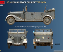 1:35 Kfz.1 German Troop Carrier Type 170VK 
