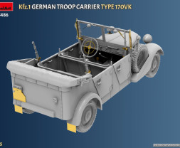 1:35 Kfz.1 German Troop Carrier Type 170VK 