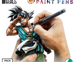 Markery Green Stuff World z wymiennymi końcówkami, rozmiar #0,7 (6 szt.)