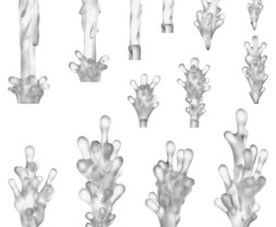 3D Printed Set Toxic Streams – drukowane w 3D strumienie toksyczne (24 szt.)