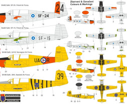 1:72 Saab Safir „in Nordic Services“