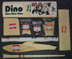 Hiesbök mini Dino – School Glider, Wingspan 780 mm (Kit)