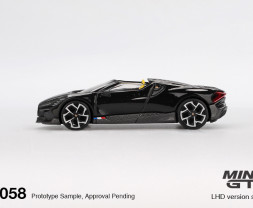 1:64 Bugatti W16 Mistral Black