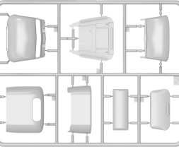 1:35 Chevrolet G7117 Ciężarówka dostawcza z przyczepą wodną