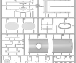1:35 Chevrolet G7117 Ciężarówka dostawcza z przyczepą wodną