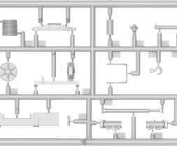 1:35 Chevrolet G7117 Ciężarówka dostawcza z przyczepą wodną