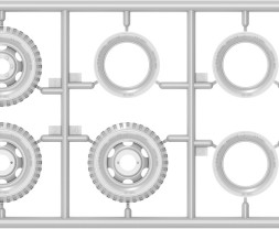 1:35 Chevrolet G7117 Ciężarówka dostawcza z przyczepą wodną