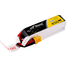 Gens Ace LiPo Tattu Serie - 3S 450mAh 11,4V 3S1P HV (95C) XT30U-F Plug