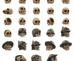 3D Printed Set Battlefield Resin Skulls – czaszki drukowane w 3D (1000 szt.)