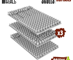 3D Printed Set Battlefield Resin Skulls – czaszki drukowane w 3D (1000 szt.)