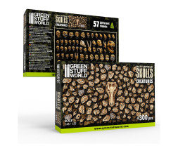 3D Printed Set Battlefield Creature Skulls – drukowane w 3D czaszki potworów (300 szt.)