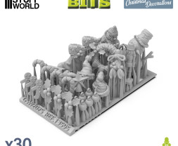 3D Printed Christmas Decorations Set – sada vánočních ozdob (30 ks)