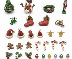 3D Printed Christmas Decorations Set – sada vánočních ozdob (30 ks)