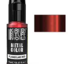 Vivid Metallic Paint – Flameflare Red (17 ml)