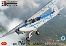 1:72 Piper PA-18 Over Europe