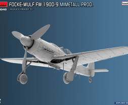 1:48 Focke-Wulf Fw 190 D-9 Mimetall Production JG 301 (basic kit)