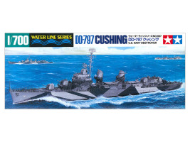 1:700 USS Destroyer DD-797 Cushing (Water Line Series)
