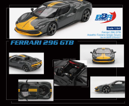 1:64 Ferrari 296 GTB Assetto Fiorano Grigio Scuro 2024