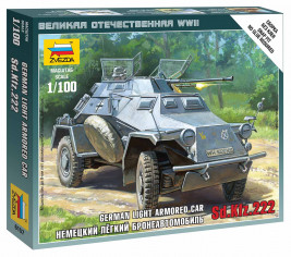 1:100 Sd.Kfz. 222 Lekki wóz pancerny