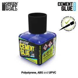 Blue Cement Fast Glue for Plastics – niebieski klej do modeli plastikowych (40 ml)