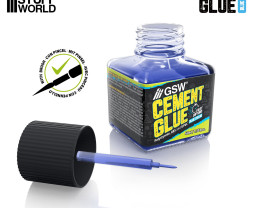 Blue Cement Fast Glue for Plastics – niebieski klej do modeli plastikowych (40 ml)