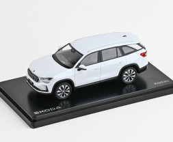 1:43 Skoda Kodiaq II (2023) - Moon White Metallic