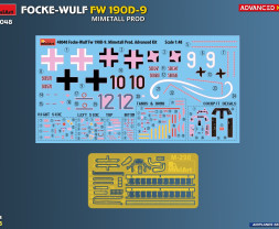 1:48 Focke-Wulf Fw 190D-9 Mimetall Production (Advanced Kit)