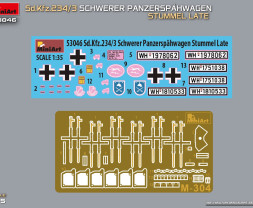 1:35 Sd.Kfz.234/3 Schwerer Panzerspähwagen Stummel Late