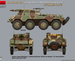 1:35 Sd.Kfz.234/3 Schwerer Panzerspähwagen Stummel Late