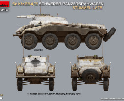1:35 Sd.Kfz.234/3 Schwerer Panzerspähwagen Stummel Late