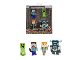 Figurki Jada Minecraft 2.5'' zestaw 4 sztuk