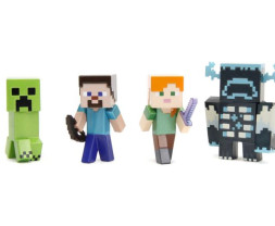 Figurki Jada Minecraft 2.5'' zestaw 4 sztuk