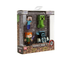 Figurki Jada Minecraft 2.5'' zestaw 4 sztuk